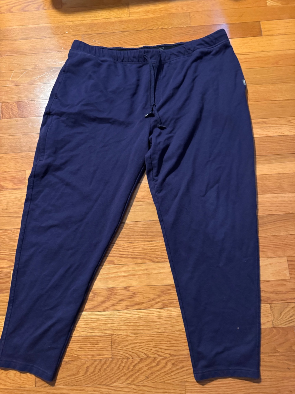 Eddie Bauer Sleepwear Men’s XXL Navy Lounge Pajama Pants Drawstring 26 Inseam